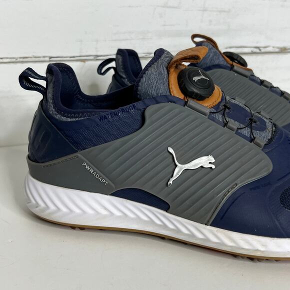 Puma Ignite Elevate Disc Blue Caged Golf Shoe Size 11.5 - Picture 5 of 9